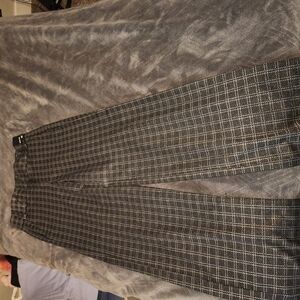 Women's Grey Checkered Pants